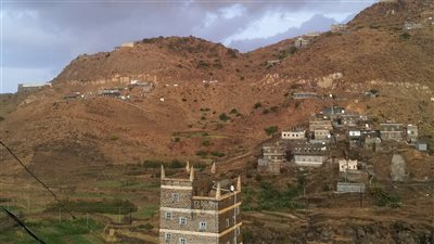 مديرية الجوبة أرض المدرجات الزراعية