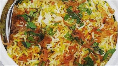 رز زربيان بالدجاج طبق لذيذ وسهل التحضير