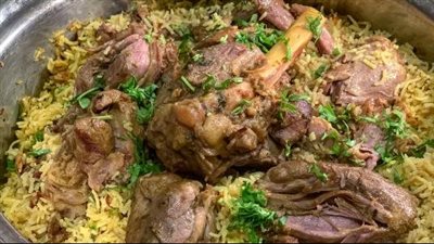 حنيذ اللحم طبق عربي تقليدي