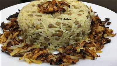 مجدرة على أصولها طبق عربي مميز