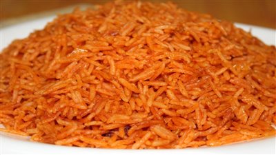 أرز أحمر طبق صحي ولذيذ