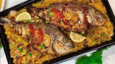 سمك بالرز طبق شهي وصحي