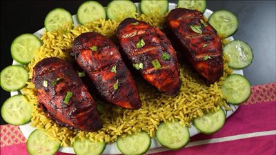 أرز تندوري طبق هندي لذيذ وسهل التحضير