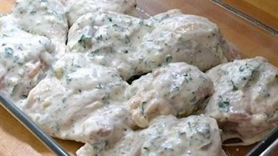 فراخ بالزبادي وصفة شهية وسهلة التحضير