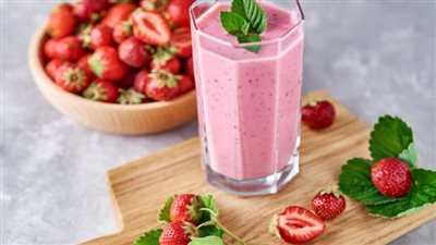 ميلك شيك بأربع نكهات مختلفة