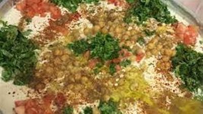 فتة الحمص السوري وصفة شهية وسهلة التحضير