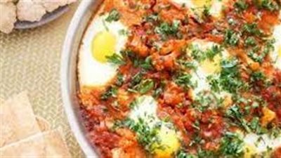 شكشوكة البيض وصفة تقليدية وسهلة التحضير