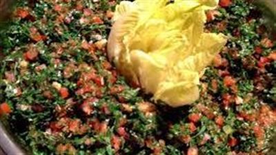 التبولة اللبنانية سلطة خضراء شهية وصحية
