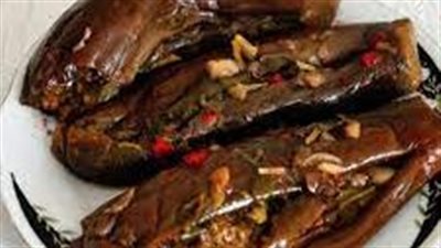  المكدوس بالجوز طبق لبناني تقليدي