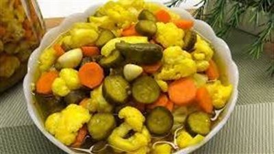 الطرشي طبق مقبلات لذيذ وسهل التحضير