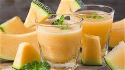 عصير الشمام مشروب صيفي منعش 