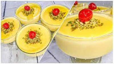 مهلبية الكاسترد اللذيذة في المنزل