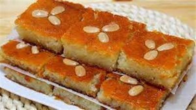 الهريسة الفلسطينية حلوى شرقية شهية 