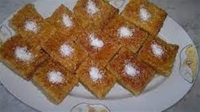 بسبوسة ليبية حلوى شرقية تقليدية