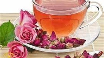 منافع شاي الورد