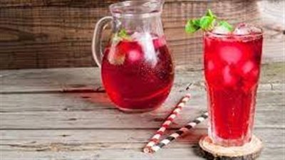 طريقة عمل عصير كركديه بارد