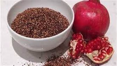  قشر الرمان المطحون