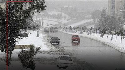 عجلون تشهد أول هطول لزخات ثلجية هذا العام