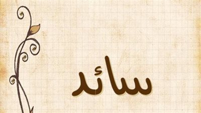 معنى اسم سائد وصفات حامل الاسم