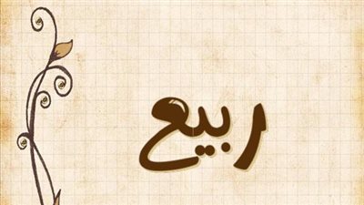 معنى اسم ربيع وصفات حامل الاسم