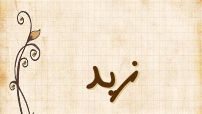 معنى اسم زيد وصفات حامل الاسم