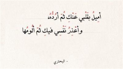 اجمل قصائد البحتري في الوصف