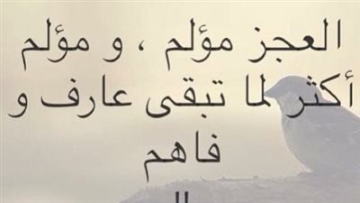 اجمل ما قيل عن العجز
