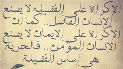 اجمل كلام عن الفضيلة