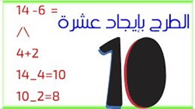 استراتيجية الطرح بإيجاد العشرة