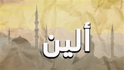 معنى اسم ألين