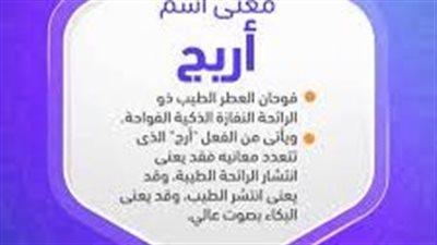 ما معنى اسم اريج