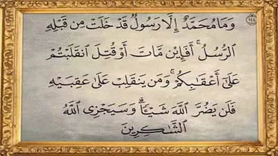تعرف على قائل من كان يعبد محمد فان محمد قد ماټ