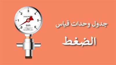 وحدات قياس الضغط وتحويلاتها