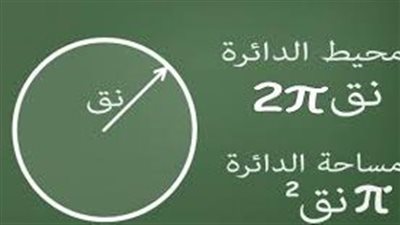 ما هو قانون محيط الدائرة ومساحتها