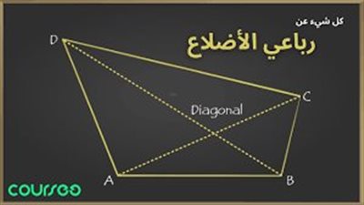 ما هي خواص الشكل الرباعي غير المنتظم