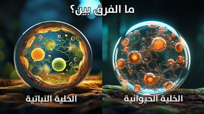ما هو الفرق بين الخلية الحيوانية والنباتية