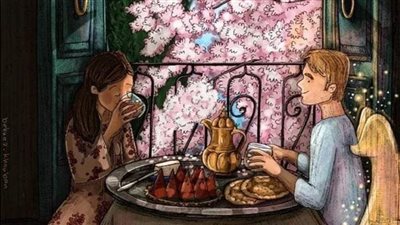كان في قديم الزّمان امرأة تعيش مع زوجها في مملكةٍ يحكمها ملك عادل