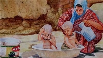 قصه أحد الجيران تُوفيت زوجته وقد تركت له ثلاثة من الذكور كامله