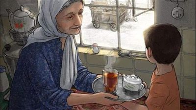 قصة كان الولد يركض في ساحة المدرسة