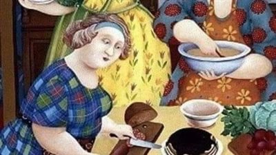 حكاية يحكى ان رجل تزوج امرأتين