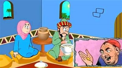 يحكى أن حجا في يوم من الأيام كان عائد من العمل